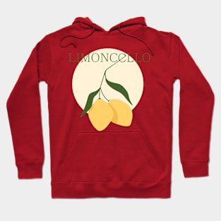 Limoncello with lemon fruits Hoodie